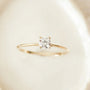 Petite Solitaire Diamond Ring-1