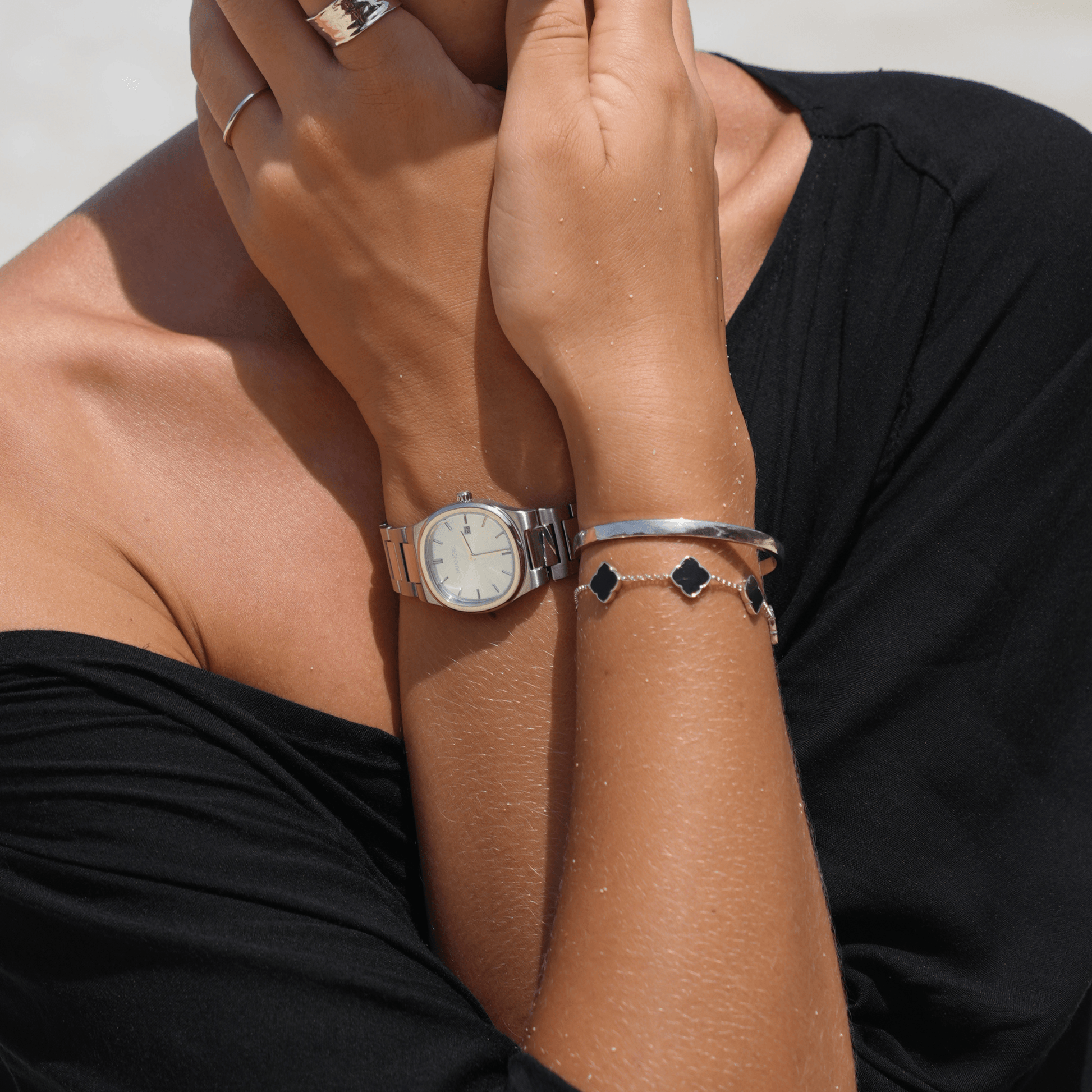 Watch and Bracelet Silver-2