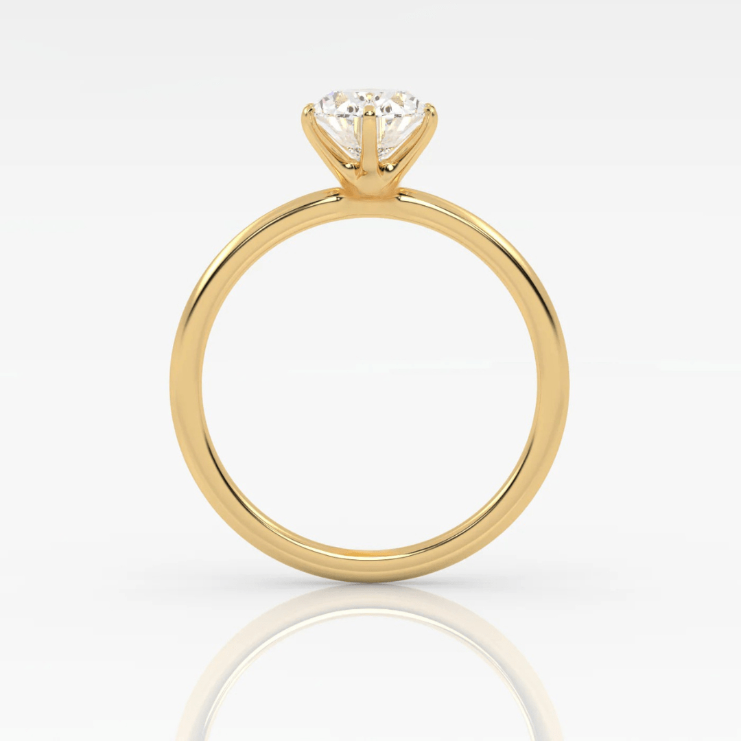 The Oval Six Prong Solitaire-3