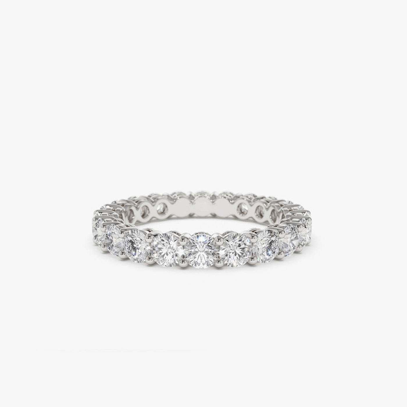 Basket Setting Full Eternity Ring-5