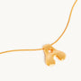 Bubbly Letter Necklace-3