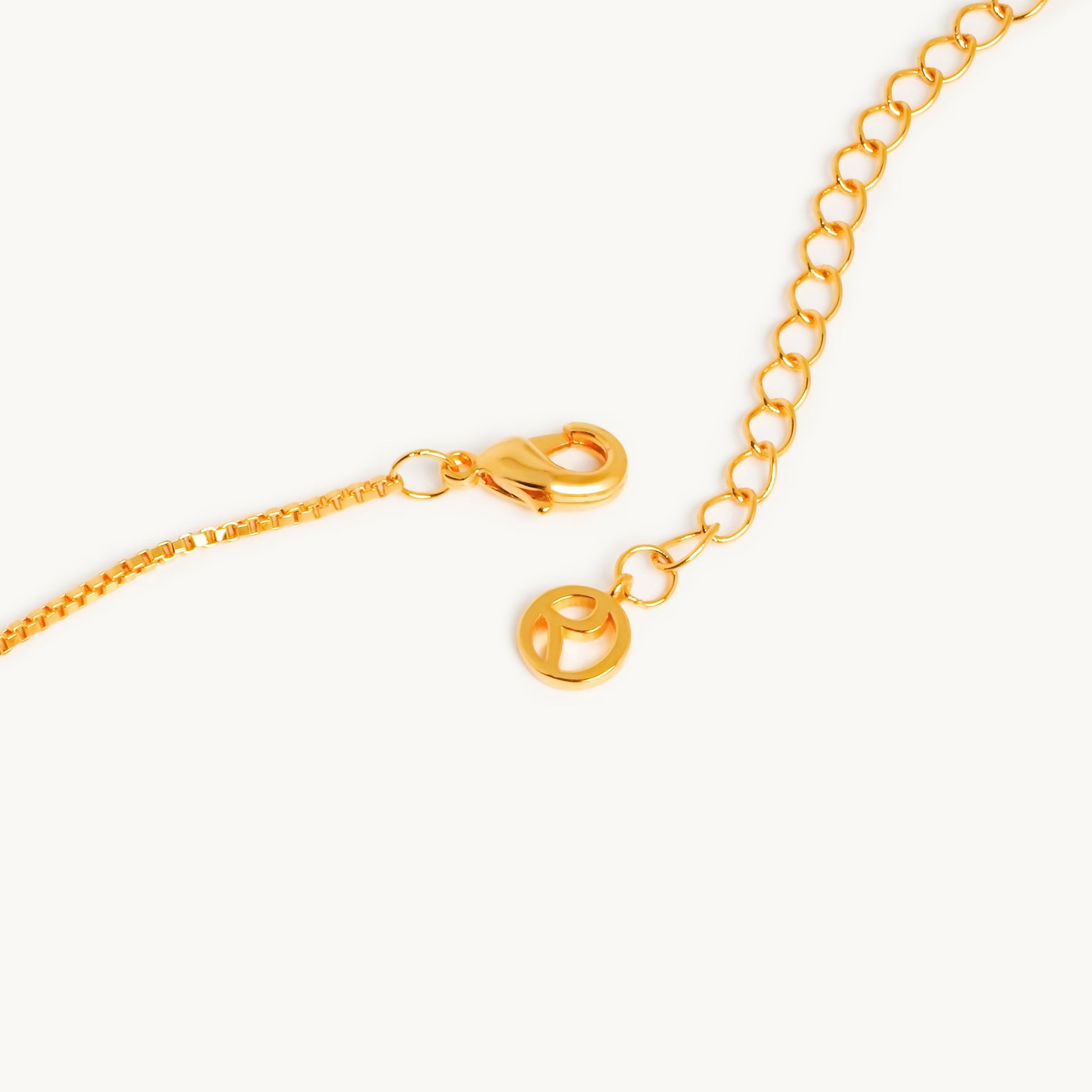 Bubbly Letter Necklace-4