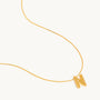 Bubbly Letter Necklace-6