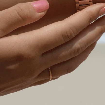Sand Dune Stacking Rings