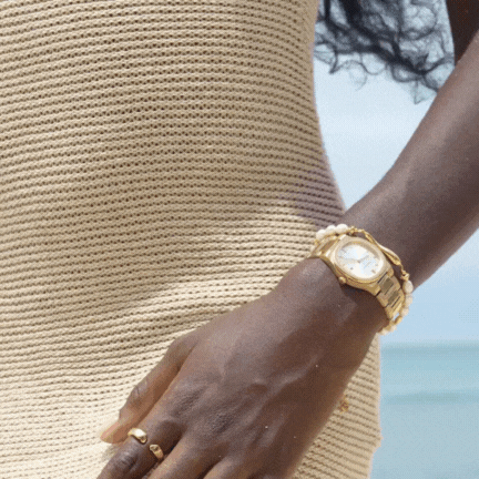 Gold Wave Oceana Watch