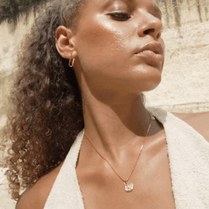 Moon Lining Earrings
