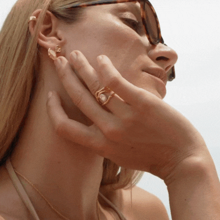 Ocean Pearl Statement Ring