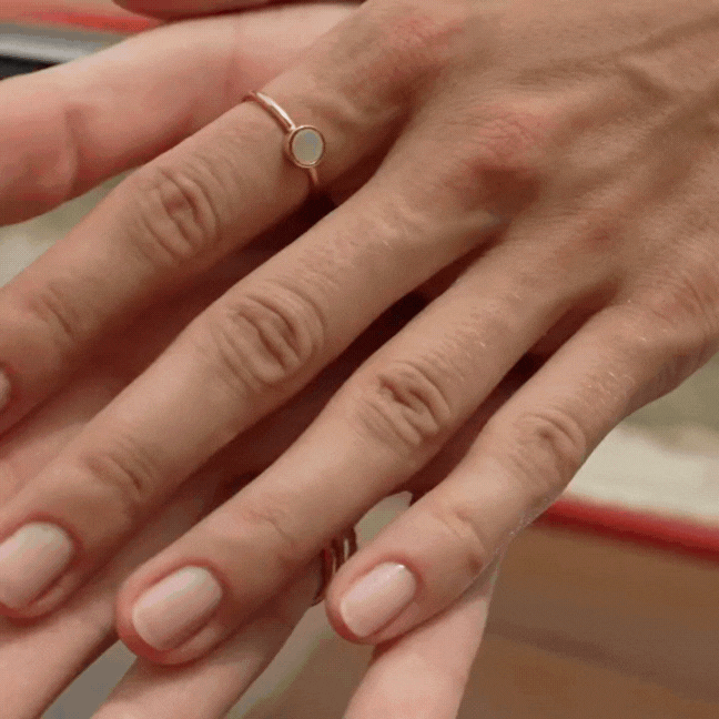 Moonlit Gem Ring