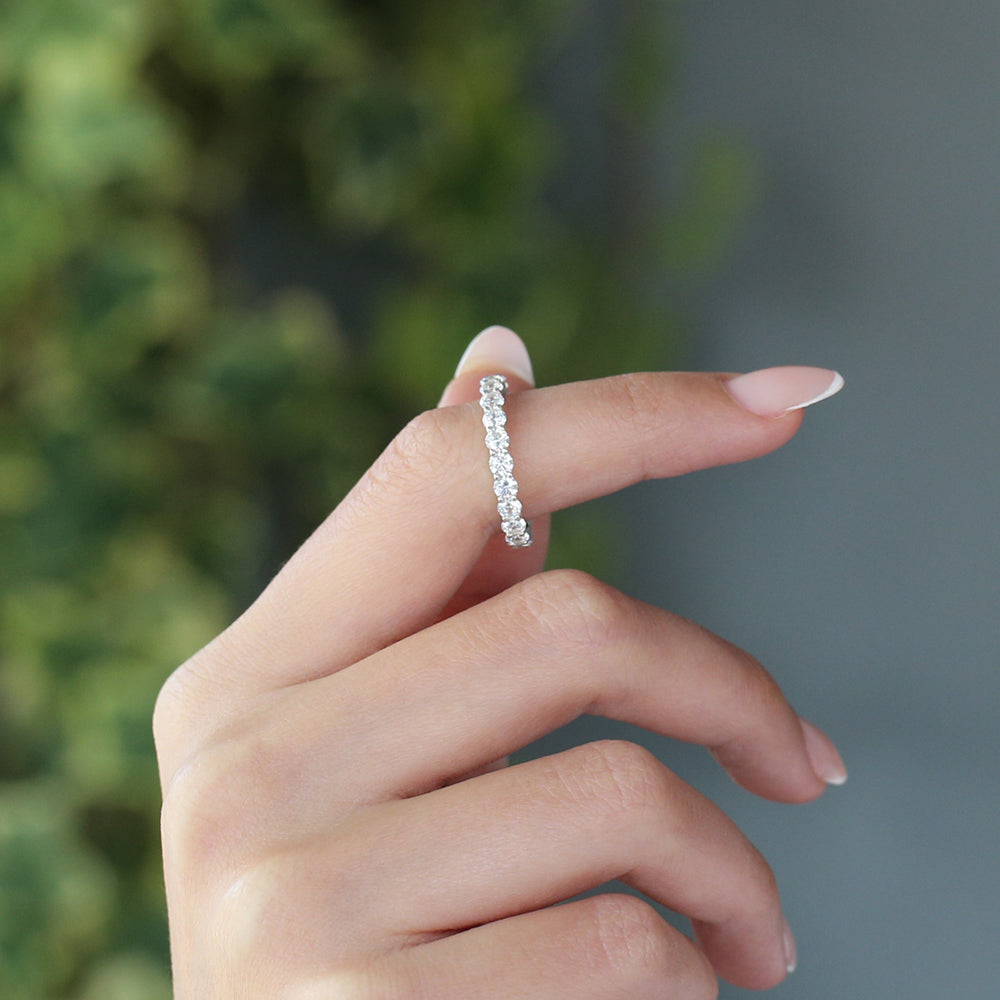 Basket Setting Full Eternity Ring-3