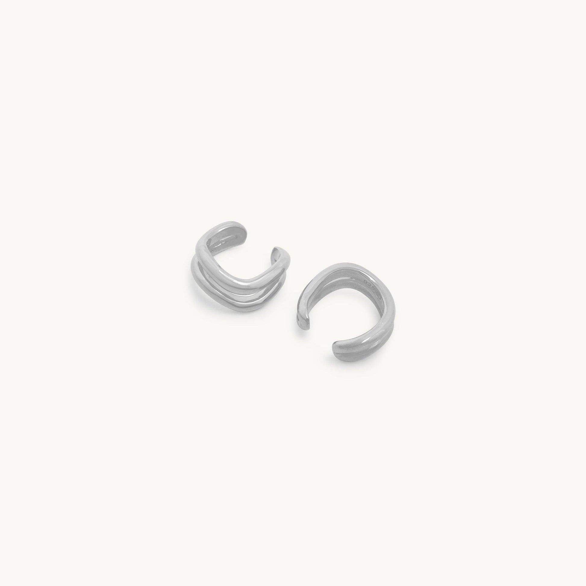 Sand Lines Ear Cuff-5
