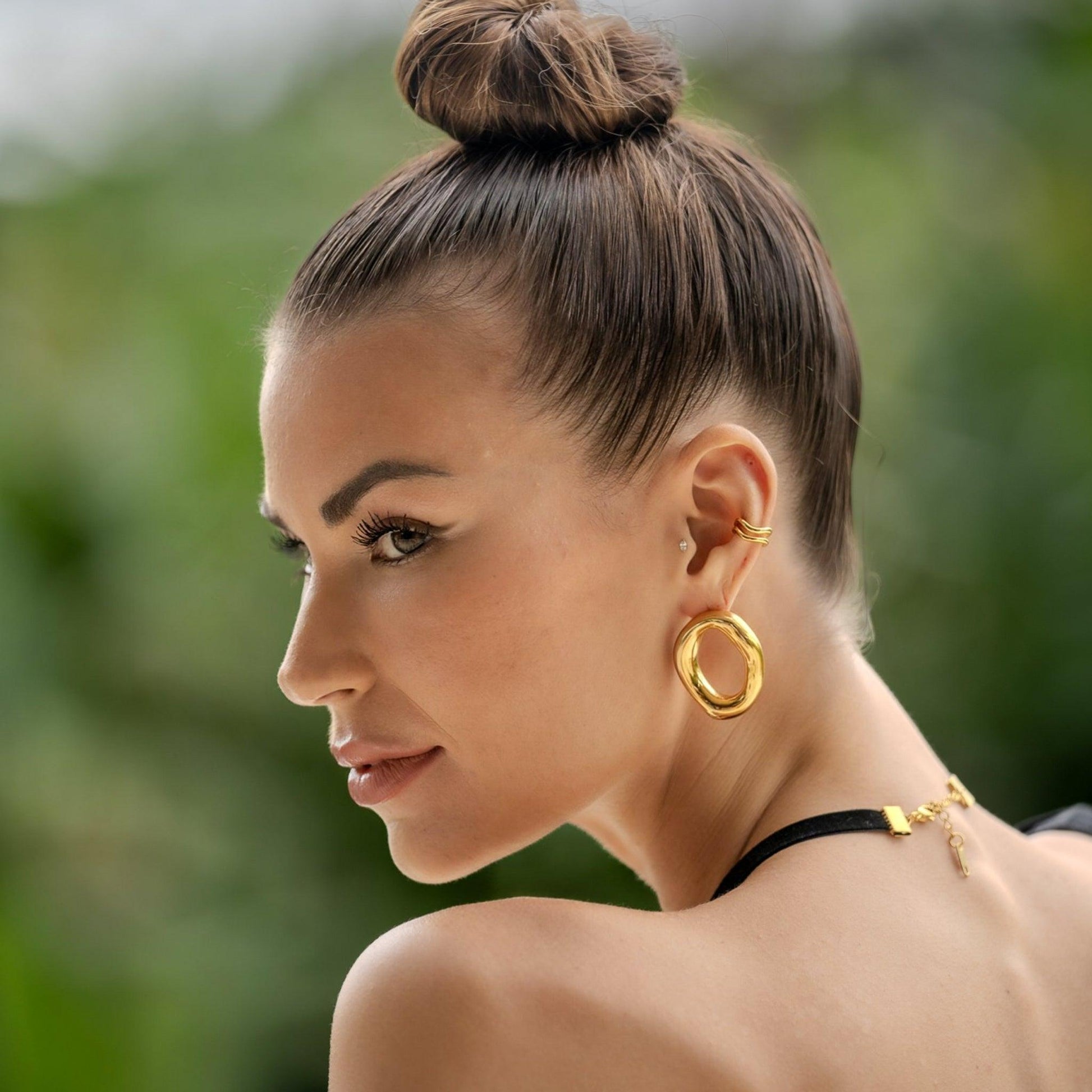 Sand Lines Ear Cuff-2