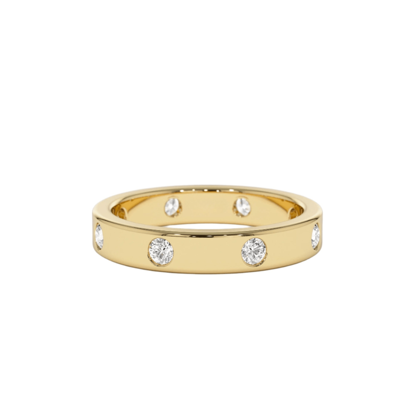 Flush Setting Full Eternity Band-0