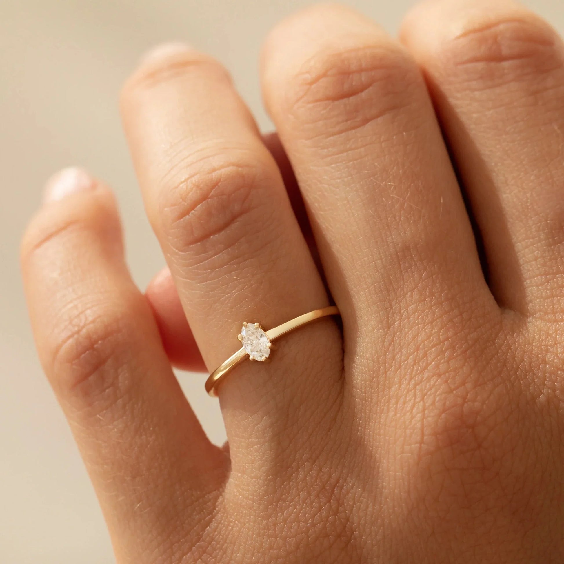 Petite Solitaire Marquise Ring-1