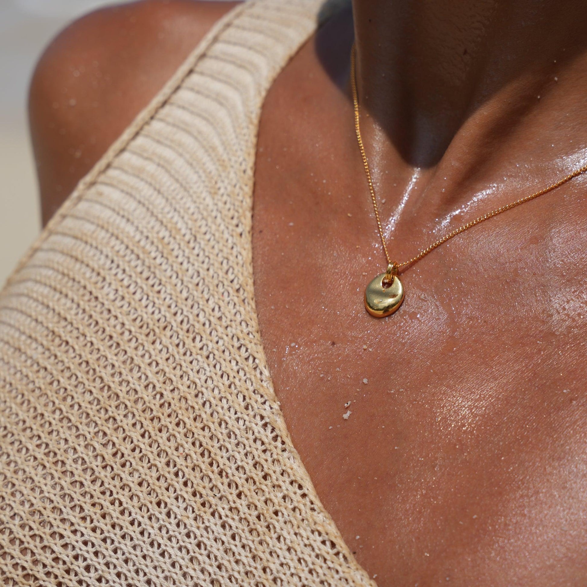 Ocean Pebble Necklace-1