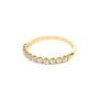 Stone U-Shaped Wedding Band-4