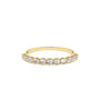 Stone U-Shaped Wedding Band-0