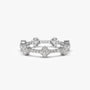 Full Eternity Clover Ring-5