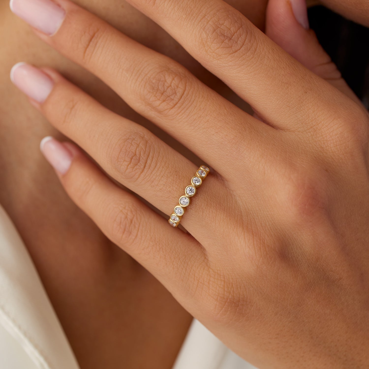 Half Eternity Wedding Ring-2