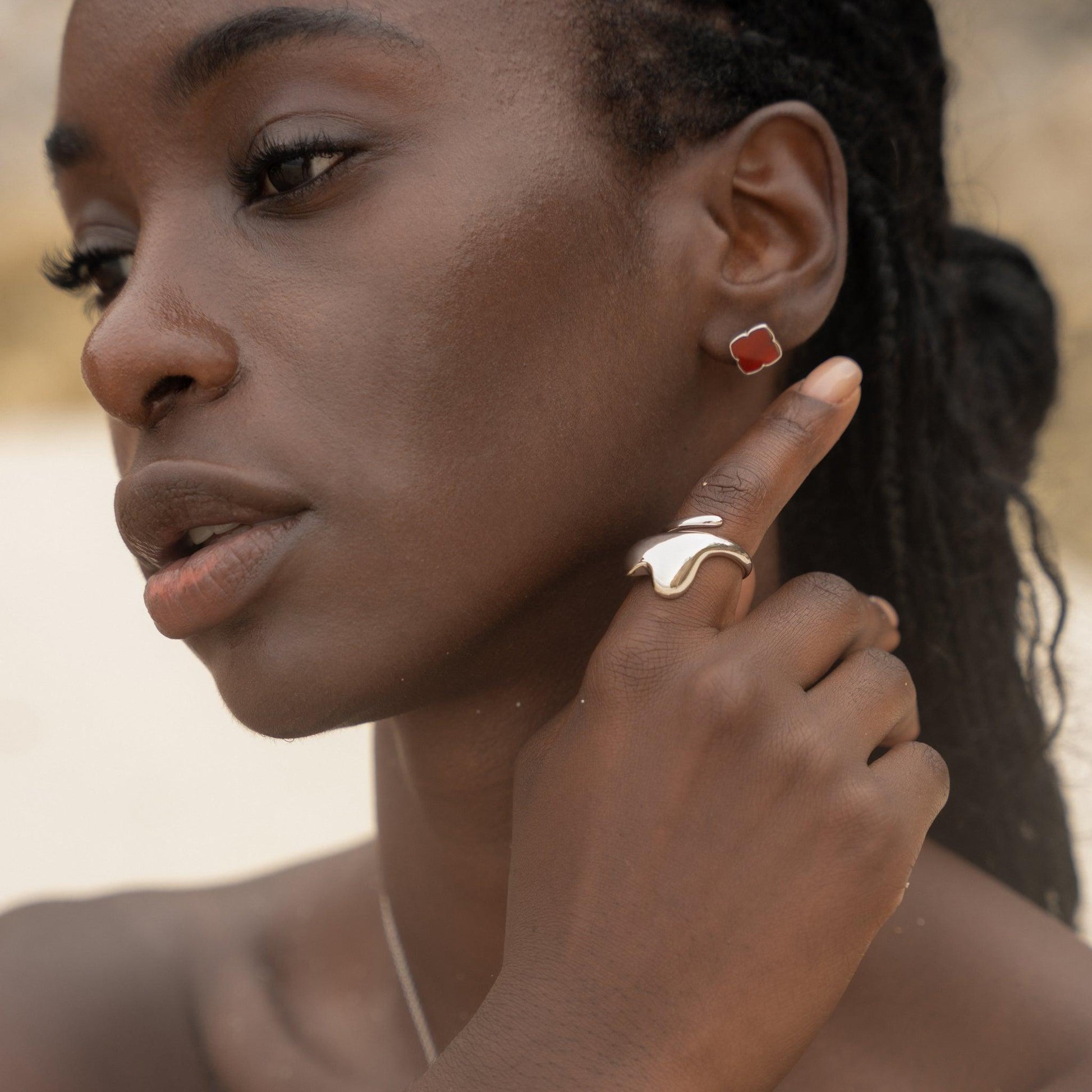 Amaya Ruby Earrings-2