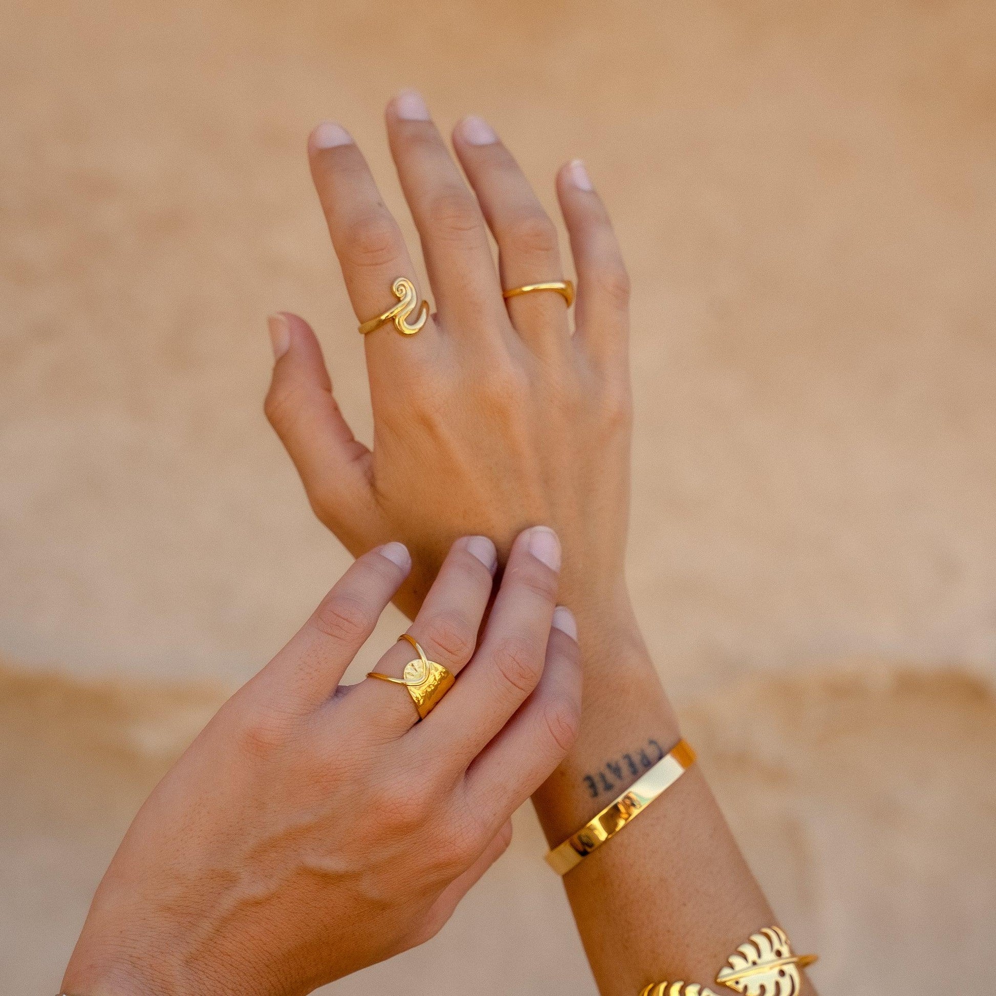Twilight Wave Ring-4